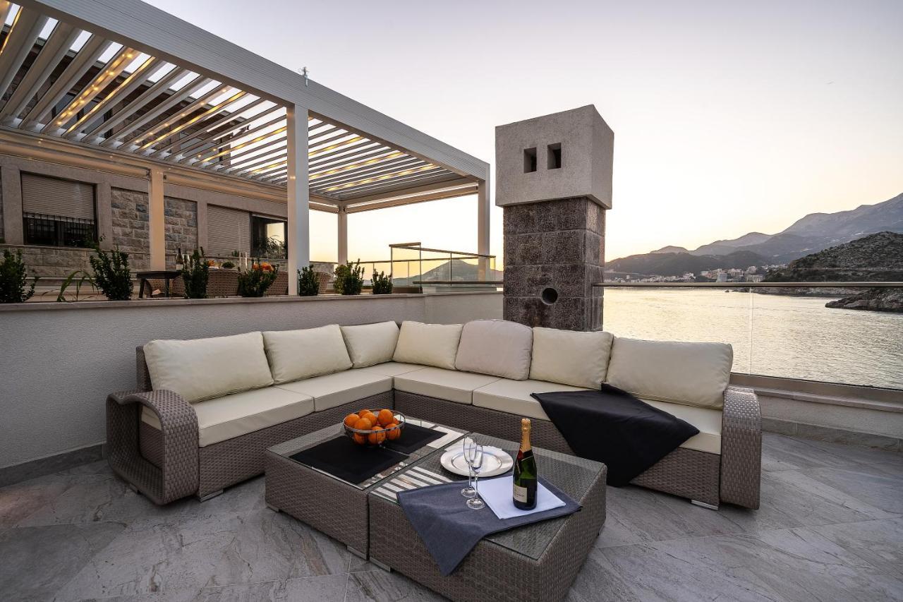 Blanche Cliff Apartments Ilha Sveti Stefan Exterior foto