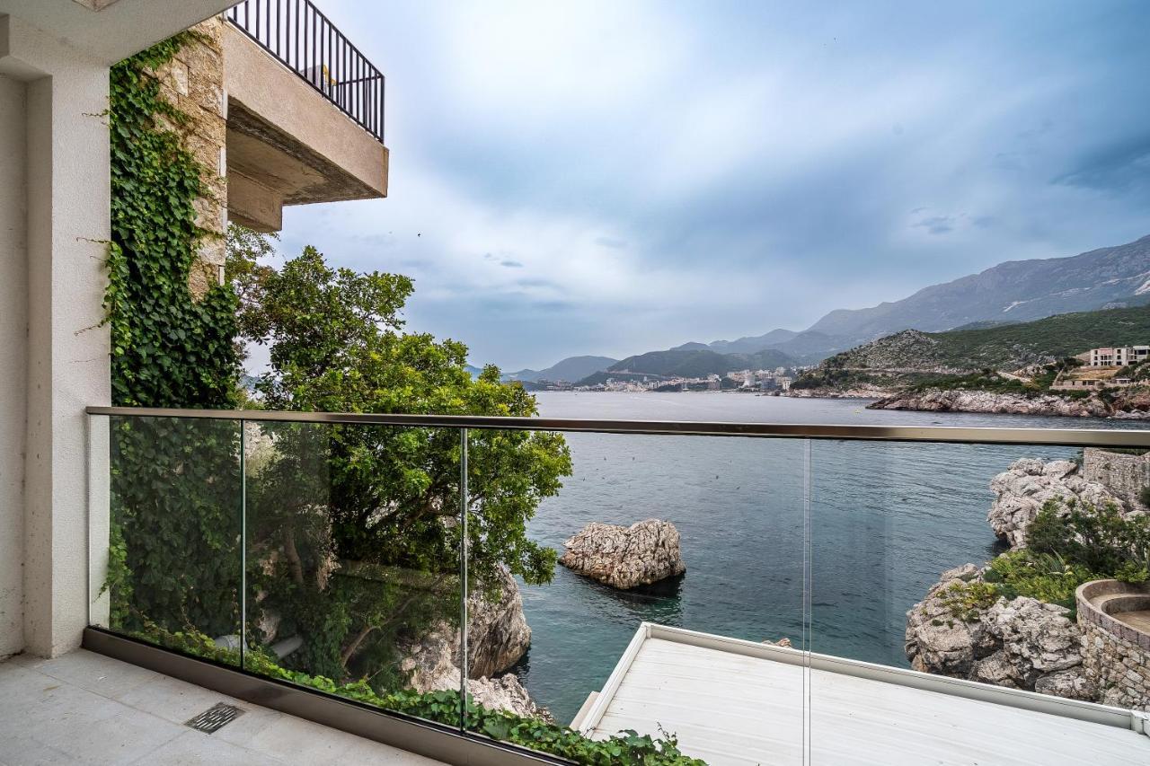 Blanche Cliff Apartments Ilha Sveti Stefan Exterior foto