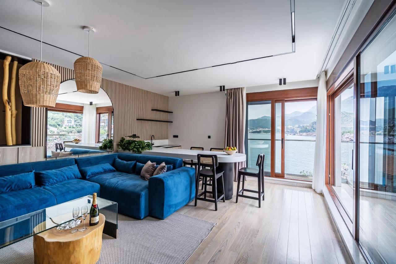 Blanche Cliff Apartments Ilha Sveti Stefan Exterior foto