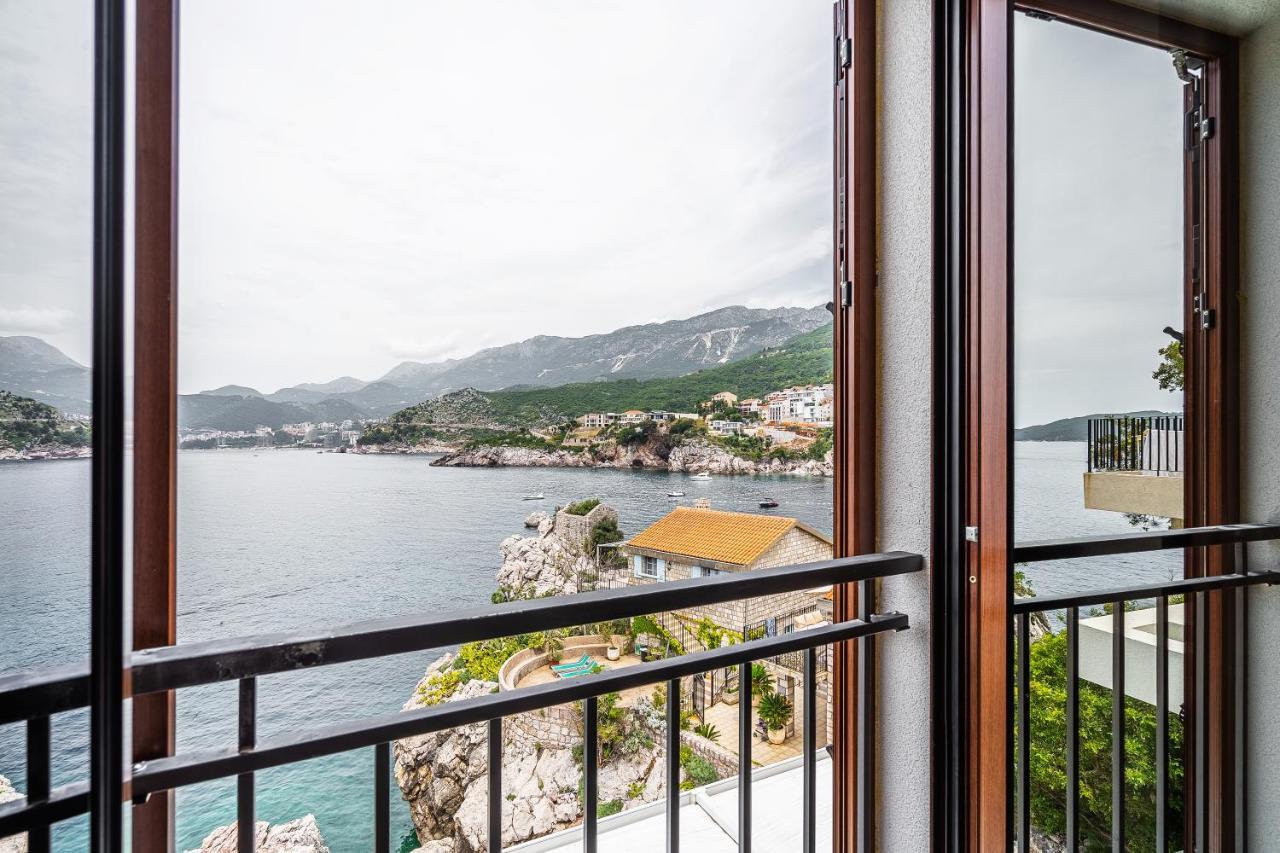 Blanche Cliff Apartments Ilha Sveti Stefan Exterior foto