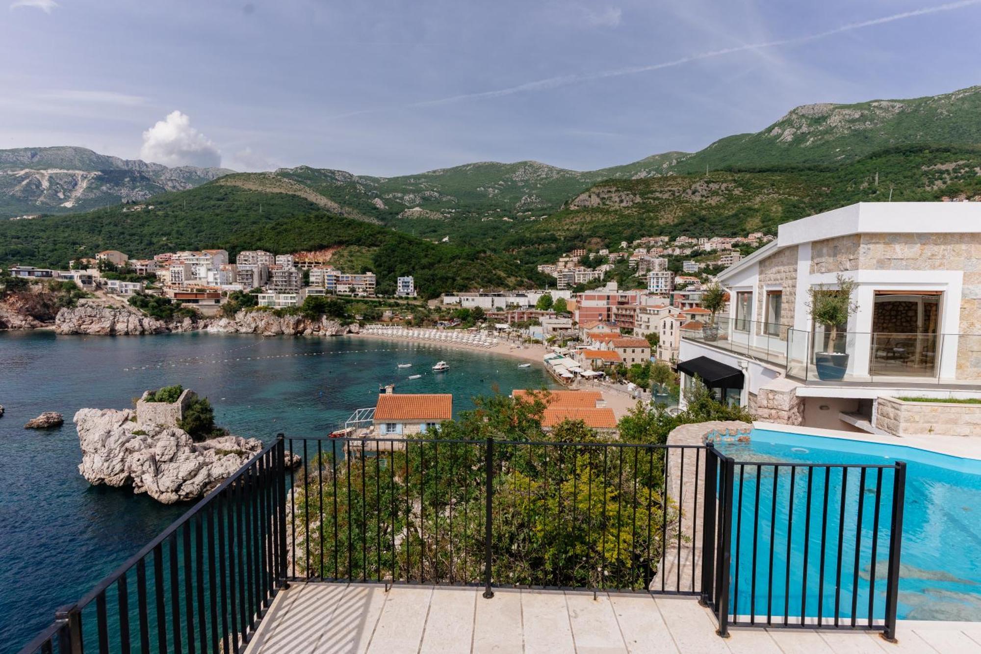 Blanche Cliff Apartments Ilha Sveti Stefan Exterior foto