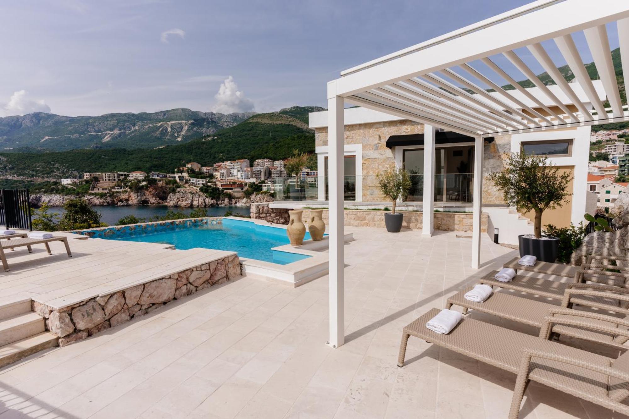 Blanche Cliff Apartments Ilha Sveti Stefan Exterior foto