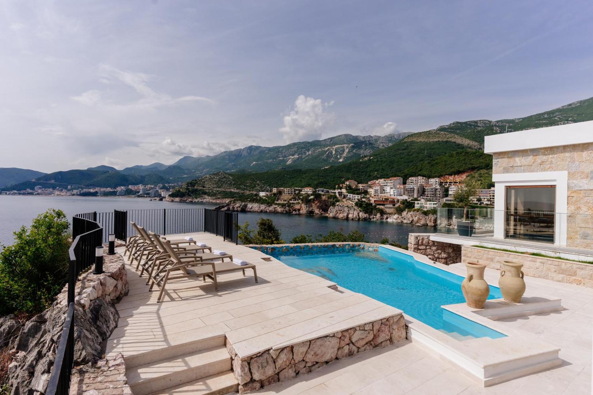 Blanche Cliff Apartments Ilha Sveti Stefan Exterior foto