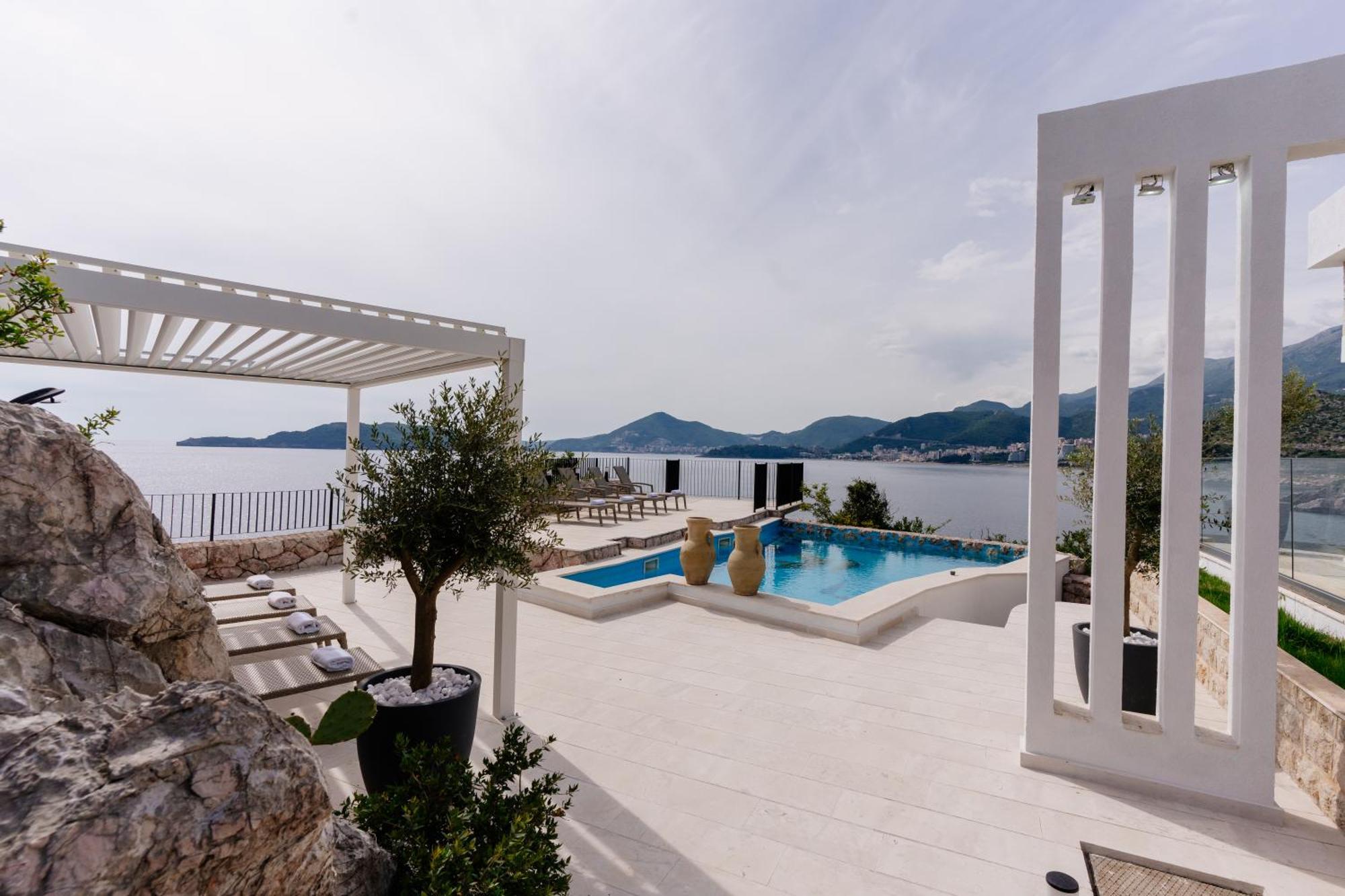 Blanche Cliff Apartments Ilha Sveti Stefan Exterior foto