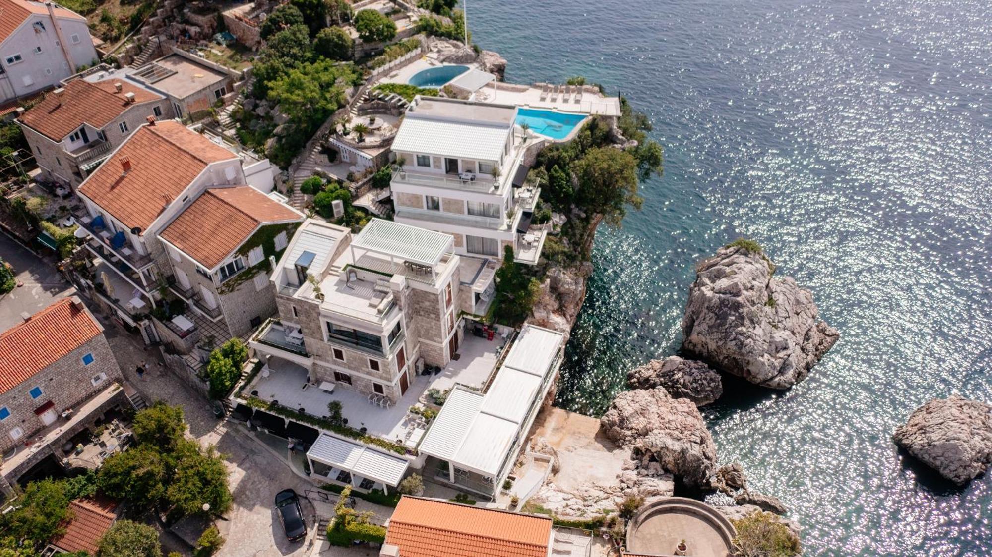 Blanche Cliff Apartments Ilha Sveti Stefan Exterior foto